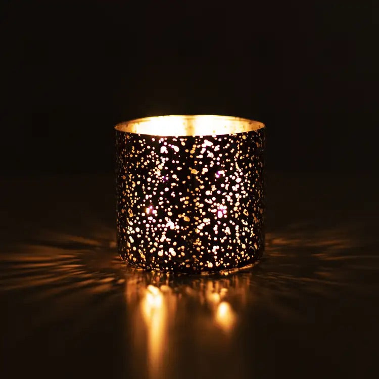 Silver Mercury Glass 16oz double wick.