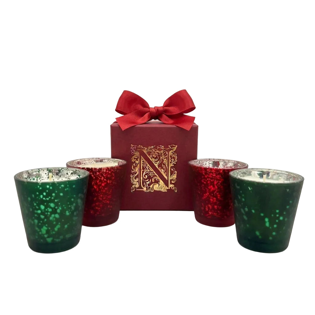Holiday mercury glass gift set 4oz