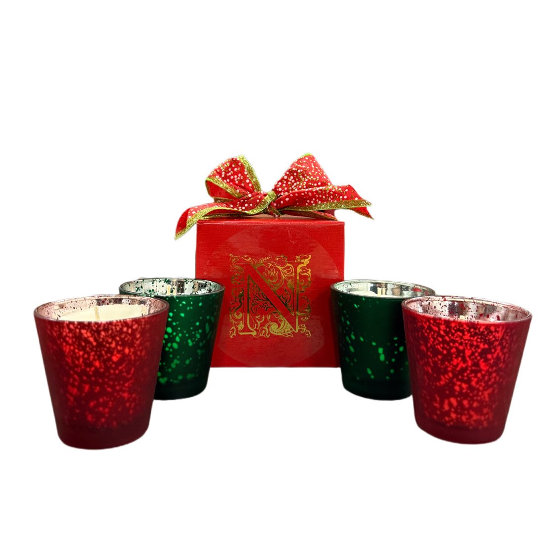 Holiday mercury glass gift set 4oz